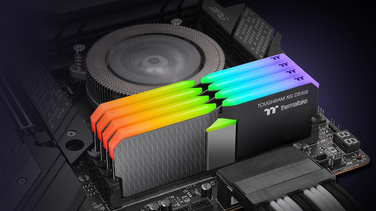 Thermaltake Presenta sus Memorias DDR5 Toughram XG RGB D5 a 8.000 MHz